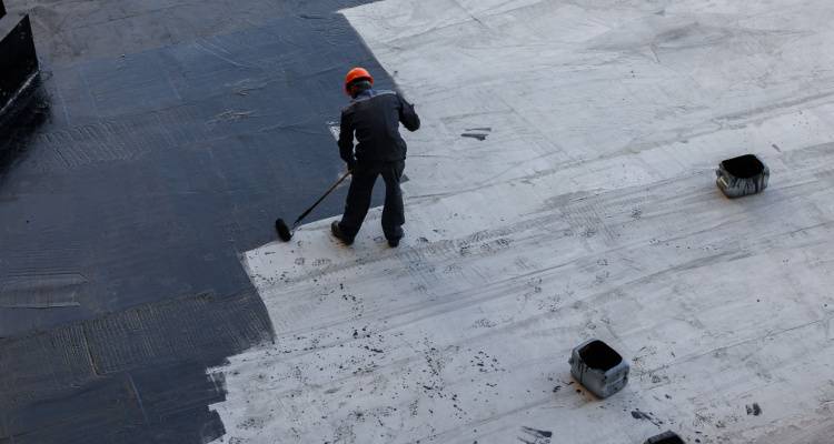 flat roof coating