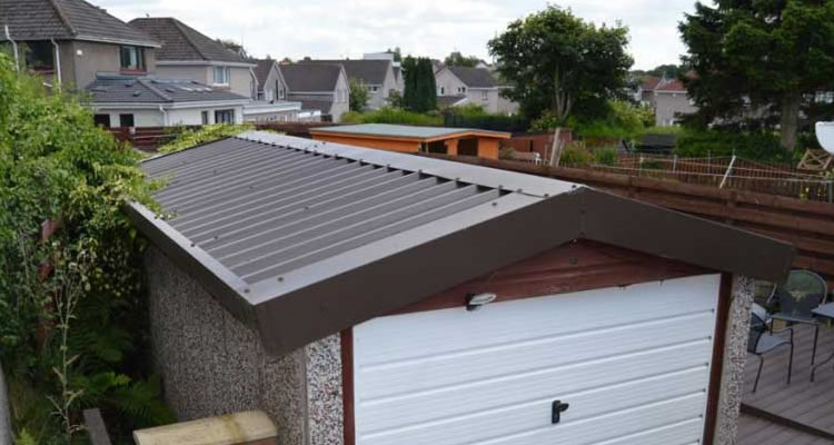 metal garage roof