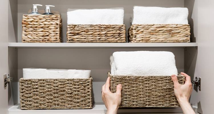 storage baskets