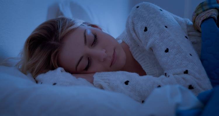 woman sleeping
