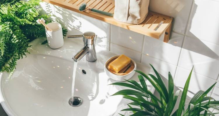 Biophilic bathroom