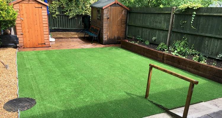 Artificial grass installation10