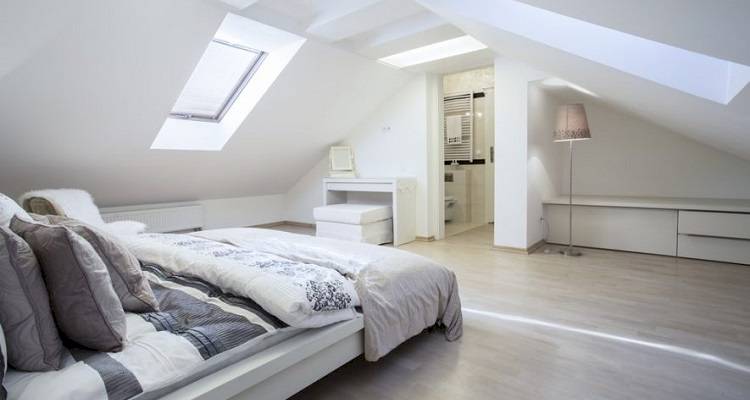 loft boarding cost guide — example of a fully converted attic space
