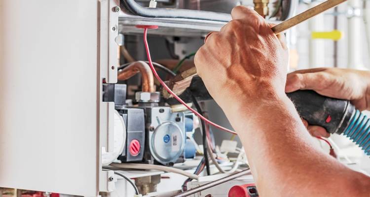 hand brush boiler open