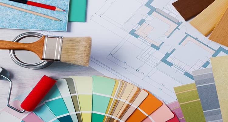 colour charts paint brush