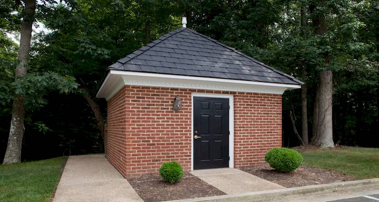 Brick shed supply cost