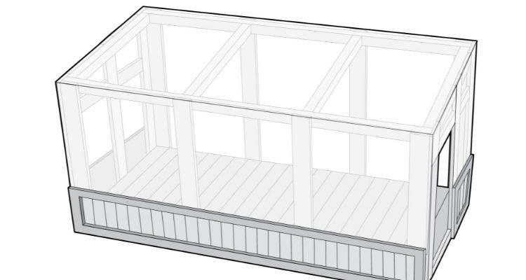 how to build a greenhouse step 8