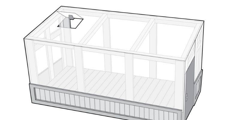 how to build a greenhouse step 9