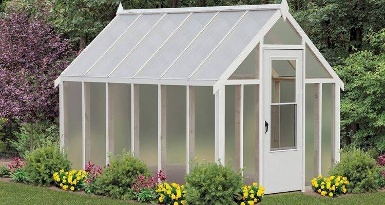White greenhouse