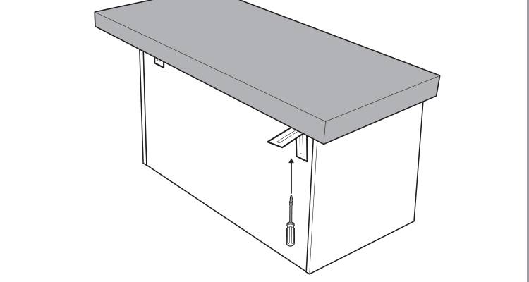 how to build a kitchen island step 17