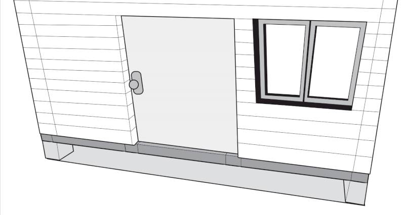 how to build a log cabin step 12