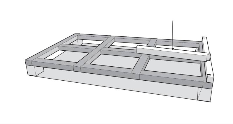 how to build a log cabin step 7