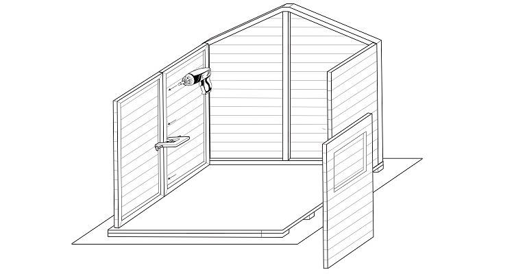 how to build a shed step 3