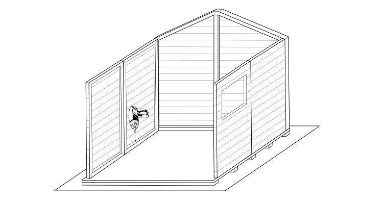 how to build a shed step 4