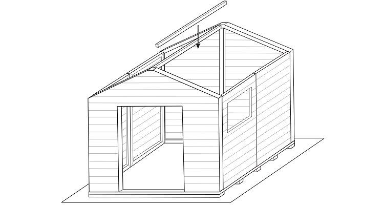 how to build a shed step 6