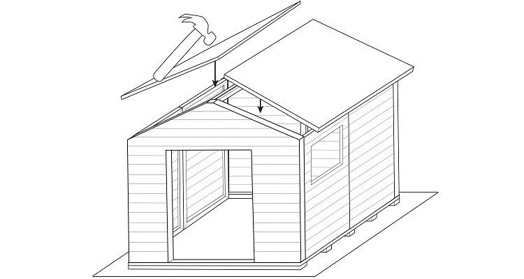 how to build a shed step 7