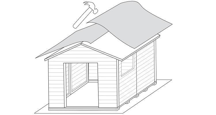 how to build a shed step 8