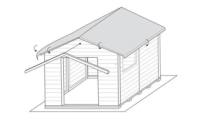 how to build a shed step 9