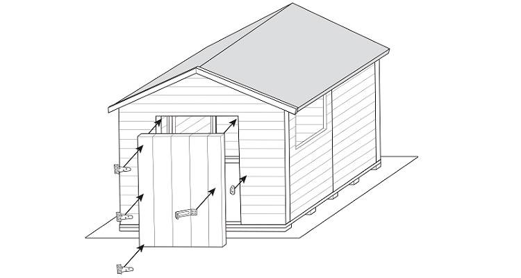 how to build a shed step 10