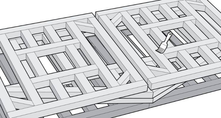 How to build a summer house step 13