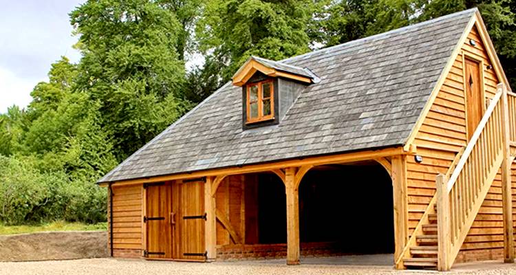 Wooden outbuilding