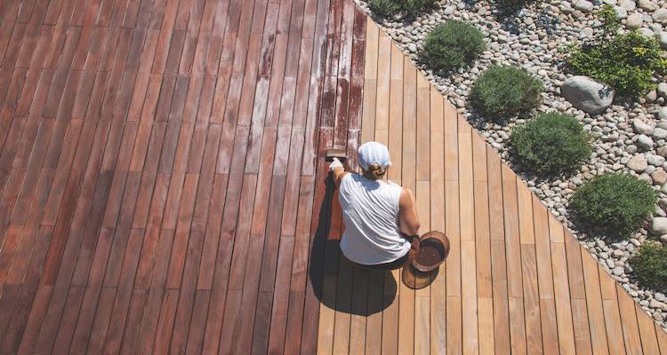 painting decking