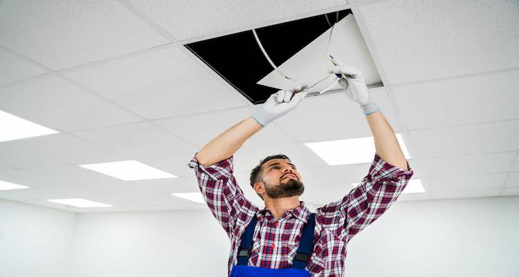 fitting ceiling panel