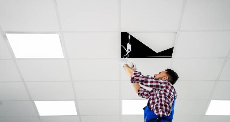 fitting ceiling panel