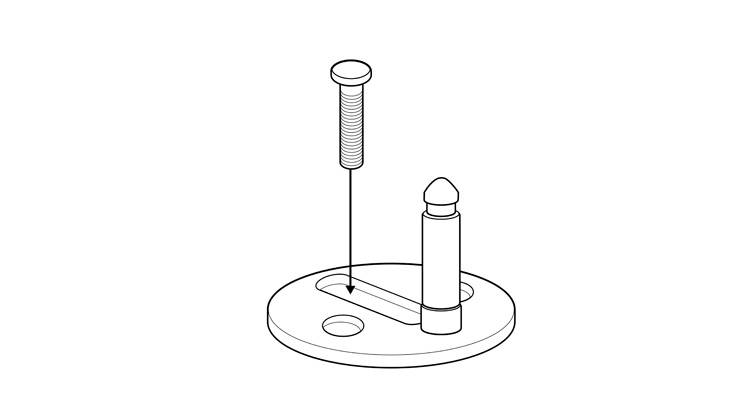 how to change a toilet seat step 3