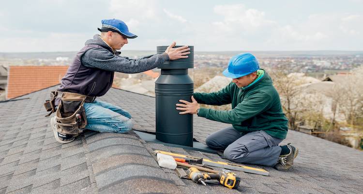 fitting chimney