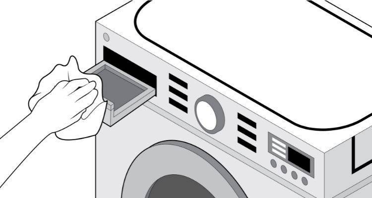 how to clean a washing machine step 3