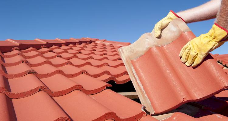 replacing roof tiles