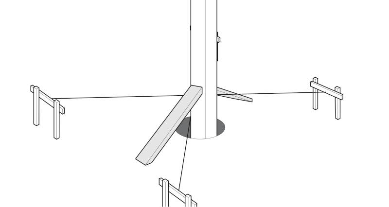 how to concrete in fence posts step 4