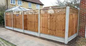 How to Concrete in Fence Posts