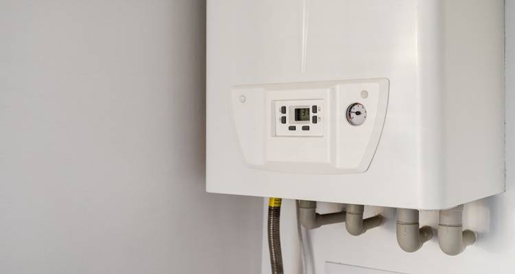 close up combi boiler