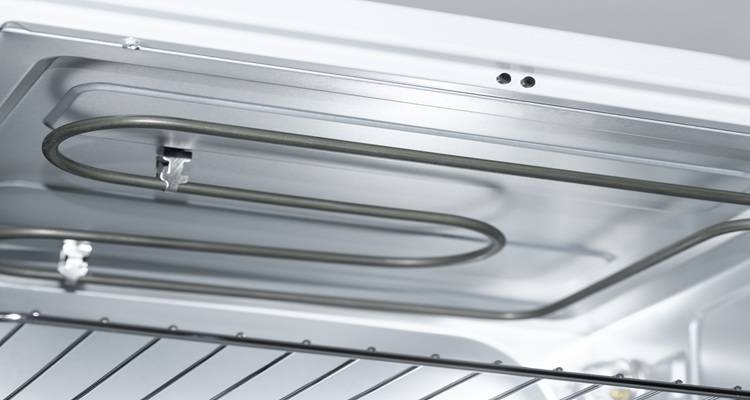 clean oven element