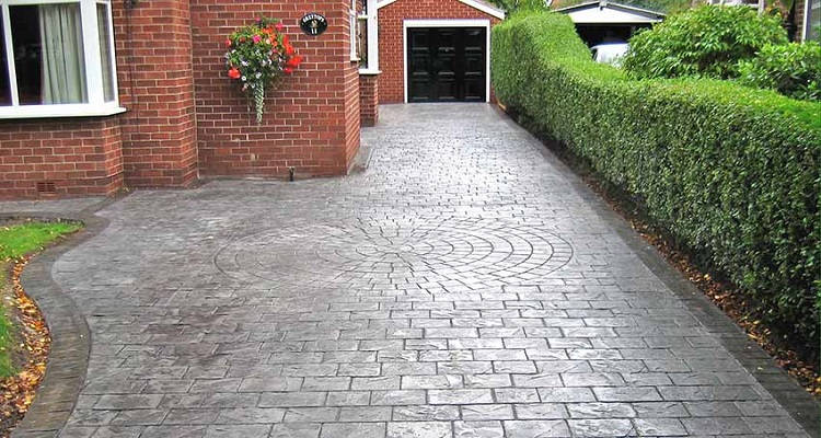 Imprinted Concrete Driveway Cost Myjobe - Pressed Concrete Patio Cost Uk