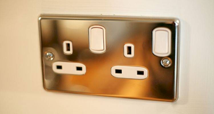 Professional plug socket installation