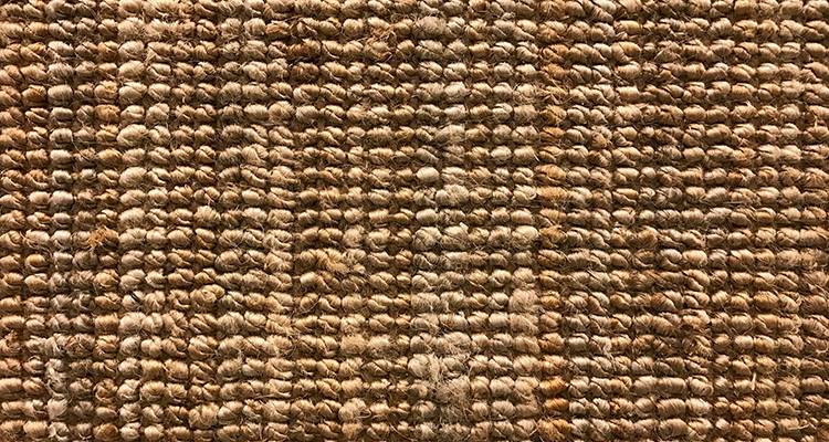 closeup of a woven carpet