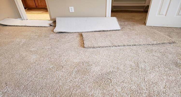 new carpet being fitted