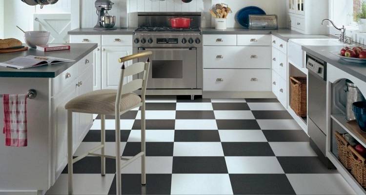 Vinyl kitchen flooring