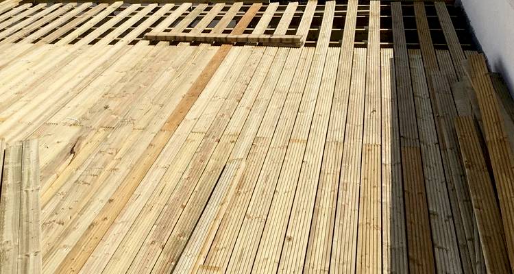 Timber decking boards