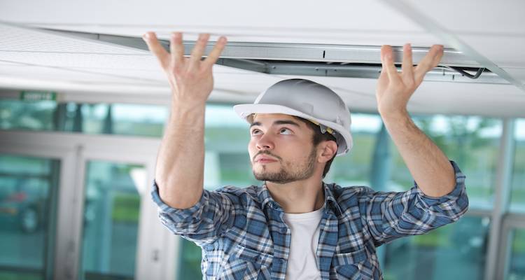 installing a ceiling