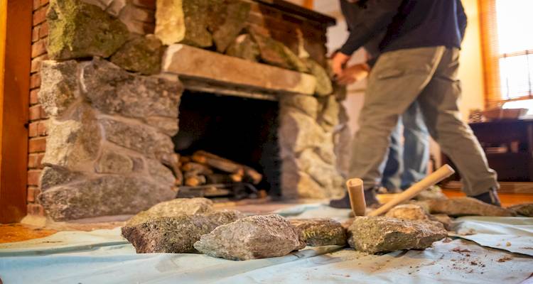 fireplace installation cost