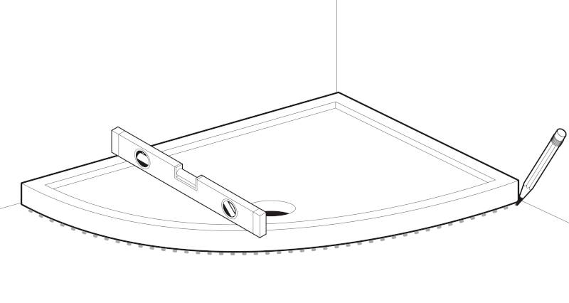 how to fit a shower tray step 1