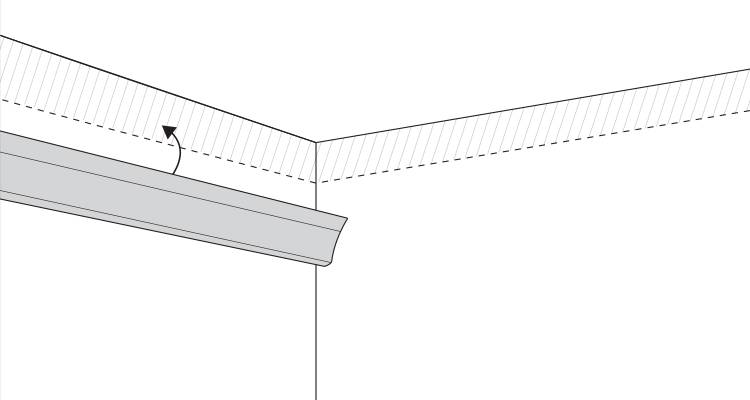 how to fit coving step 5