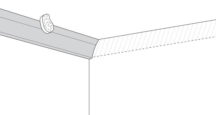 how to fit coving step 6