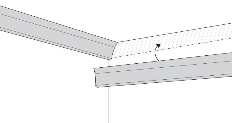 how to fit coving step 7