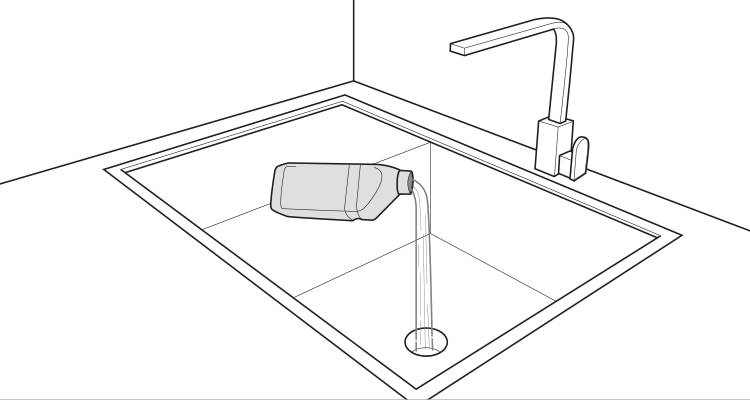 how to fix a blocked sink step 4