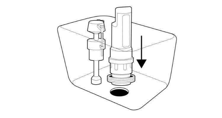 How to easily fix the push button cistern no tools required 